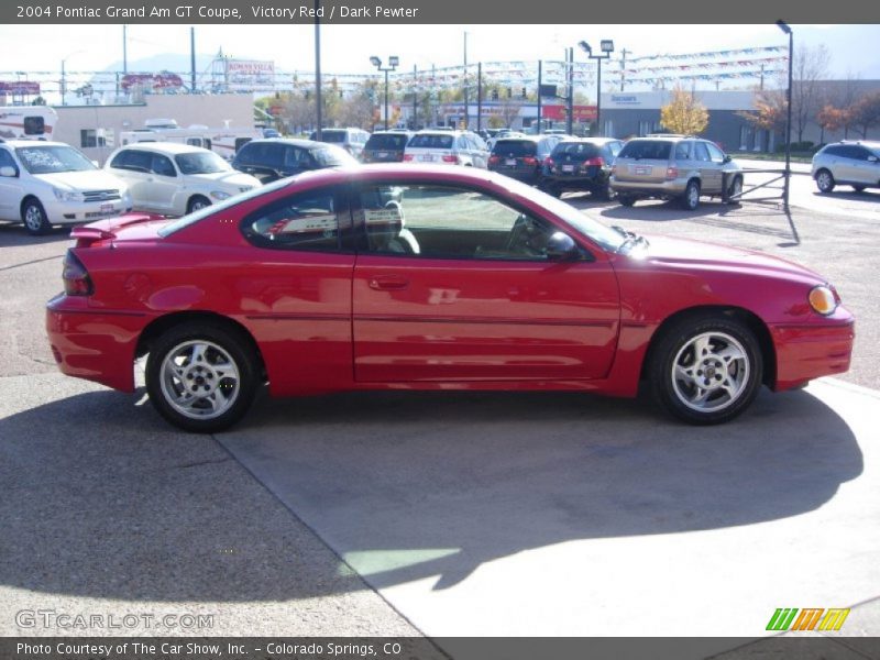 Victory Red / Dark Pewter 2004 Pontiac Grand Am GT Coupe