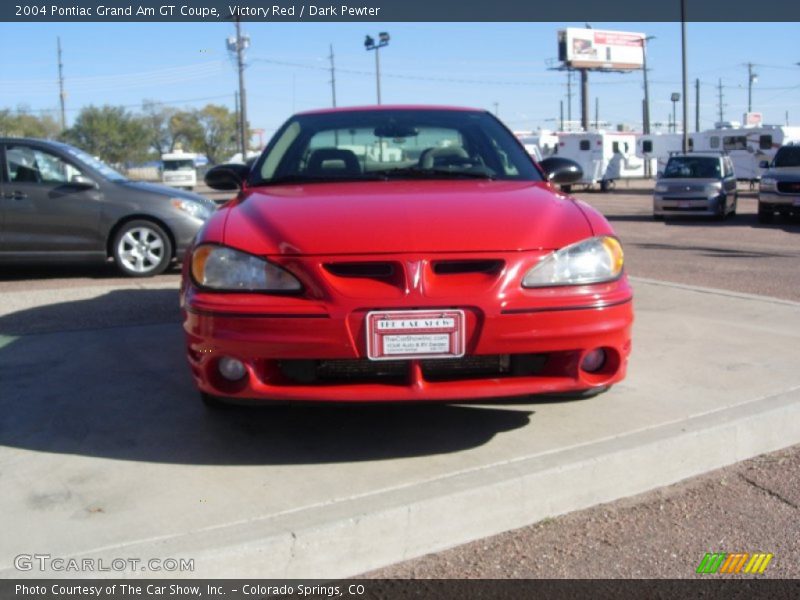 Victory Red / Dark Pewter 2004 Pontiac Grand Am GT Coupe