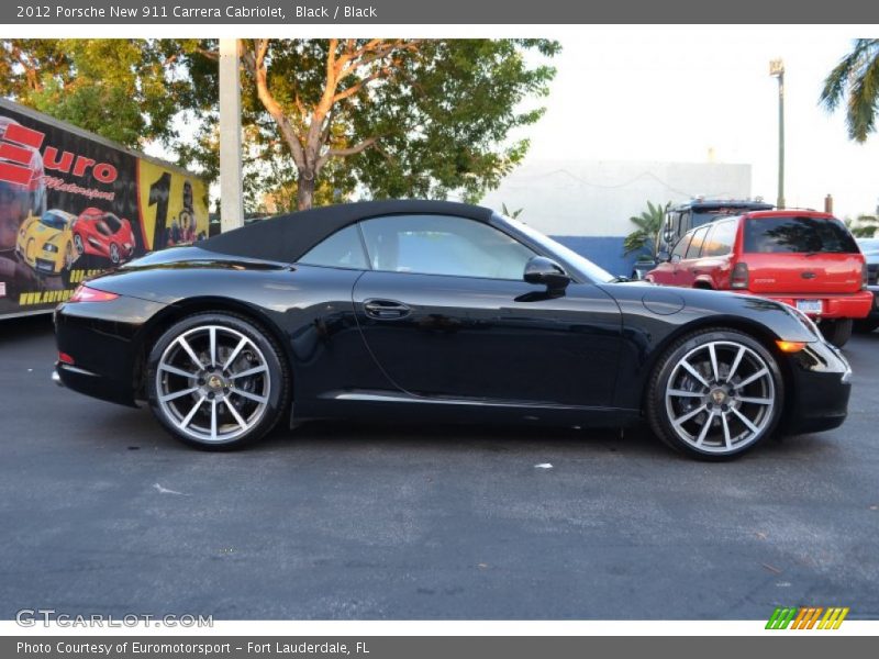  2012 New 911 Carrera Cabriolet Black
