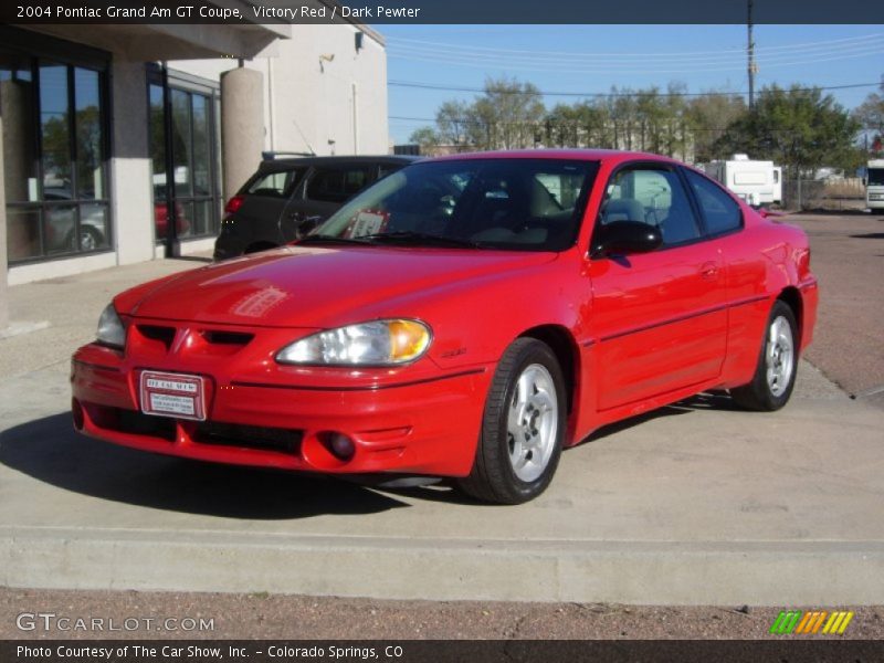 Victory Red / Dark Pewter 2004 Pontiac Grand Am GT Coupe
