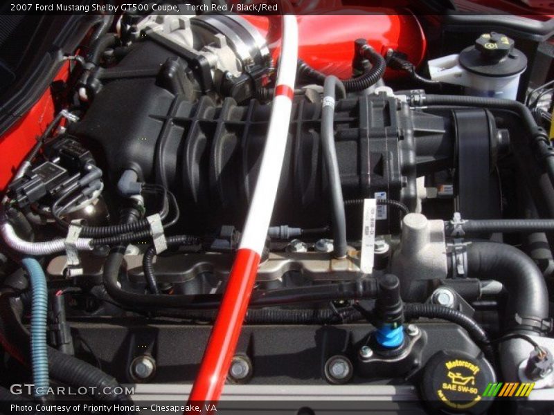  2007 Mustang Shelby GT500 Coupe Engine - 5.4 Liter Supercharged DOHC 32-Valve V8