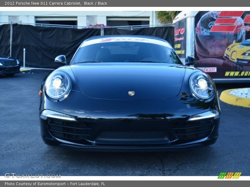 Black / Black 2012 Porsche New 911 Carrera Cabriolet