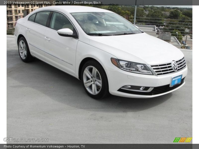 Candy White / Desert Beige/Black 2013 Volkswagen CC Sport Plus