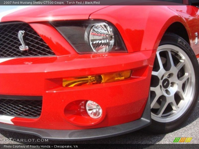 Torch Red / Black/Red 2007 Ford Mustang Shelby GT500 Coupe