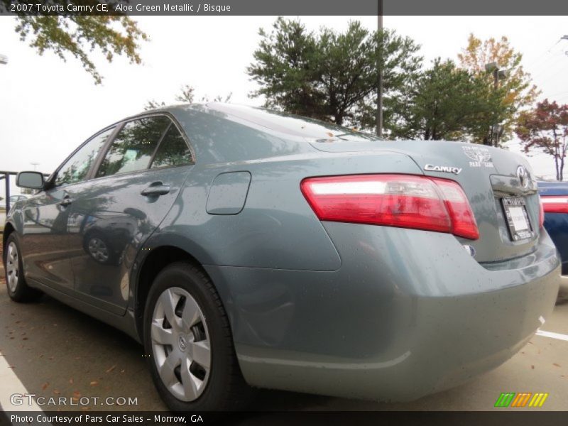Aloe Green Metallic / Bisque 2007 Toyota Camry CE