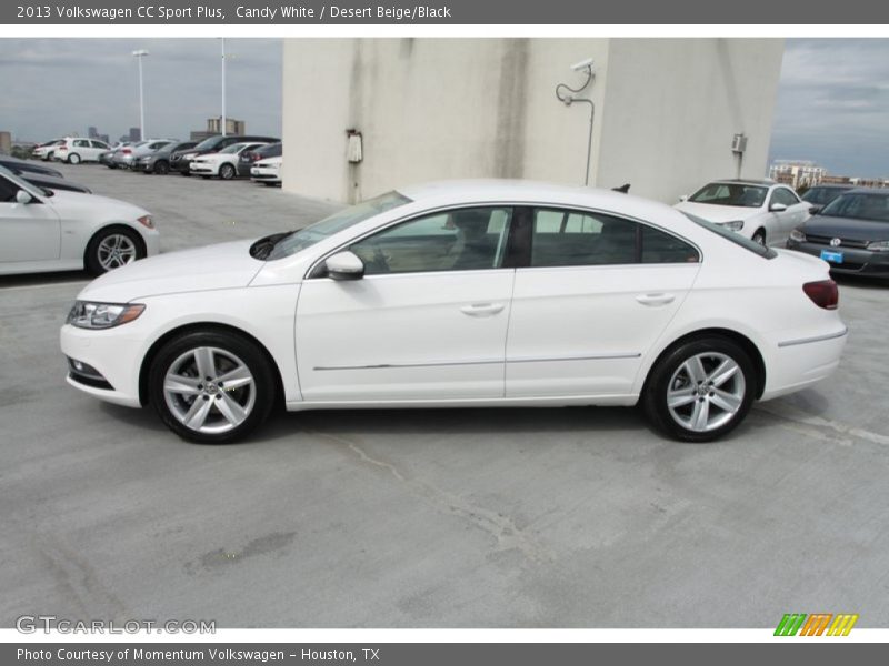 Candy White / Desert Beige/Black 2013 Volkswagen CC Sport Plus