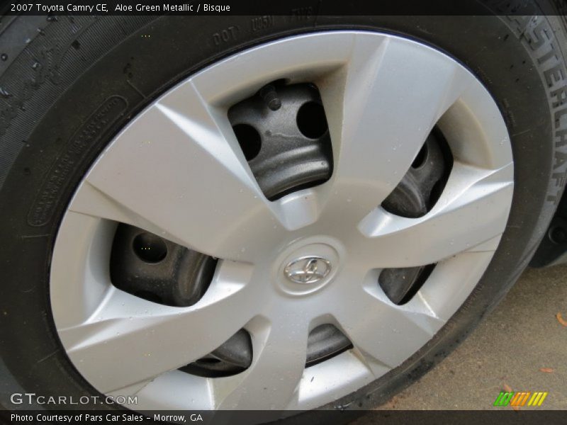 Aloe Green Metallic / Bisque 2007 Toyota Camry CE
