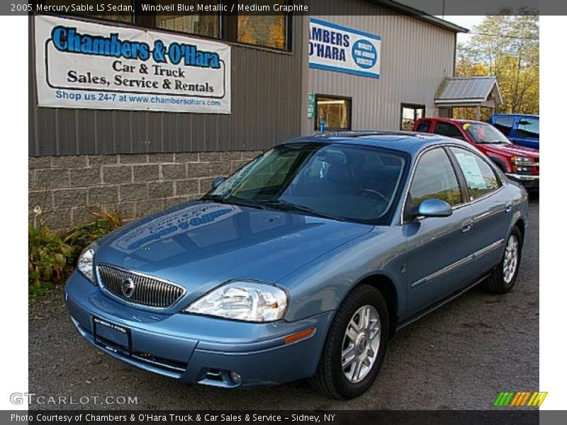 Windveil Blue Metallic / Medium Graphite 2005 Mercury Sable LS Sedan