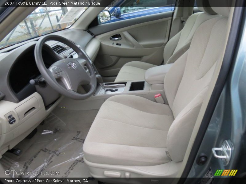 Aloe Green Metallic / Bisque 2007 Toyota Camry CE