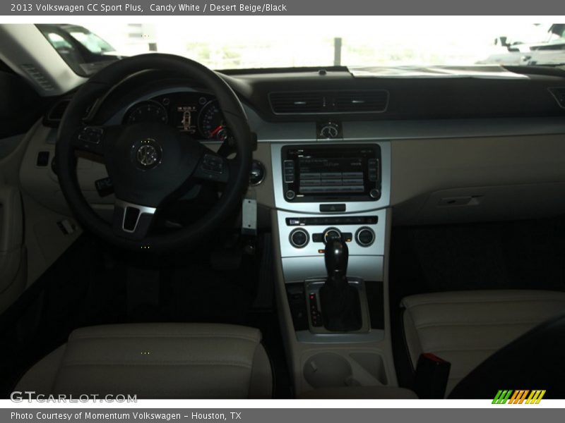Candy White / Desert Beige/Black 2013 Volkswagen CC Sport Plus