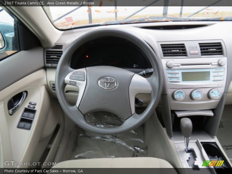 Aloe Green Metallic / Bisque 2007 Toyota Camry CE