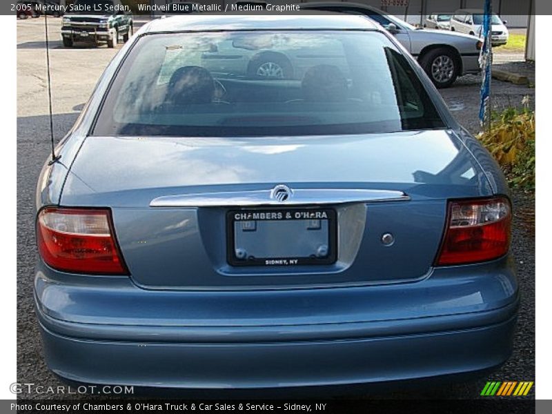 Windveil Blue Metallic / Medium Graphite 2005 Mercury Sable LS Sedan