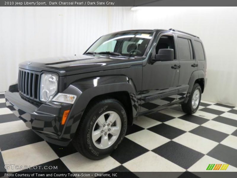 Dark Charcoal Pearl / Dark Slate Gray 2010 Jeep Liberty Sport