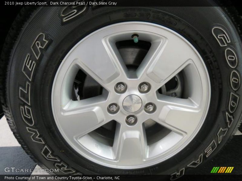 Dark Charcoal Pearl / Dark Slate Gray 2010 Jeep Liberty Sport