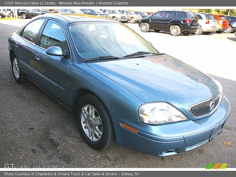 Windveil Blue Metallic / Medium Graphite 2005 Mercury Sable LS Sedan