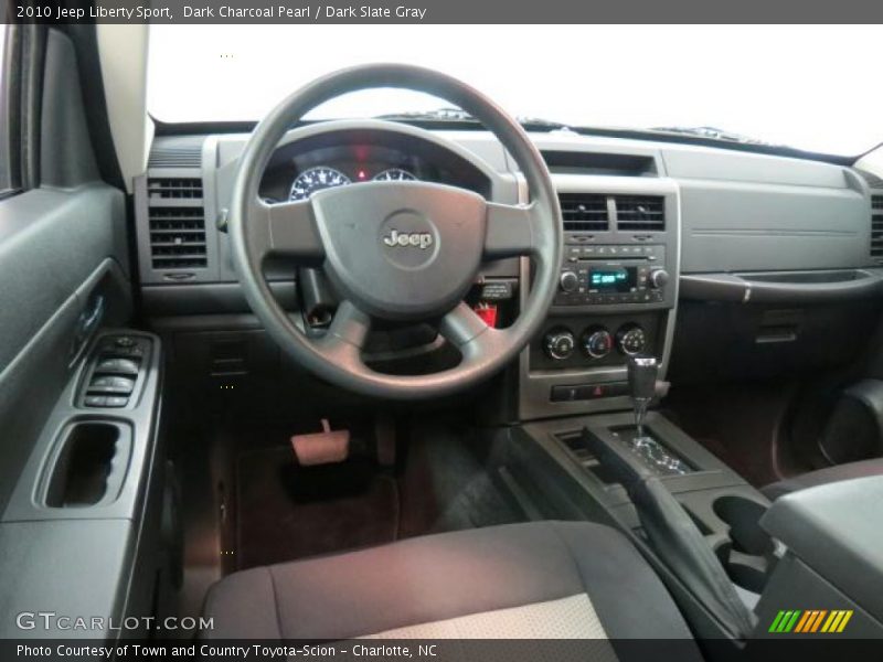 Dark Charcoal Pearl / Dark Slate Gray 2010 Jeep Liberty Sport