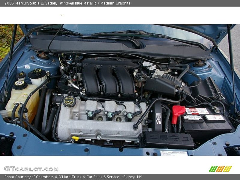 Windveil Blue Metallic / Medium Graphite 2005 Mercury Sable LS Sedan