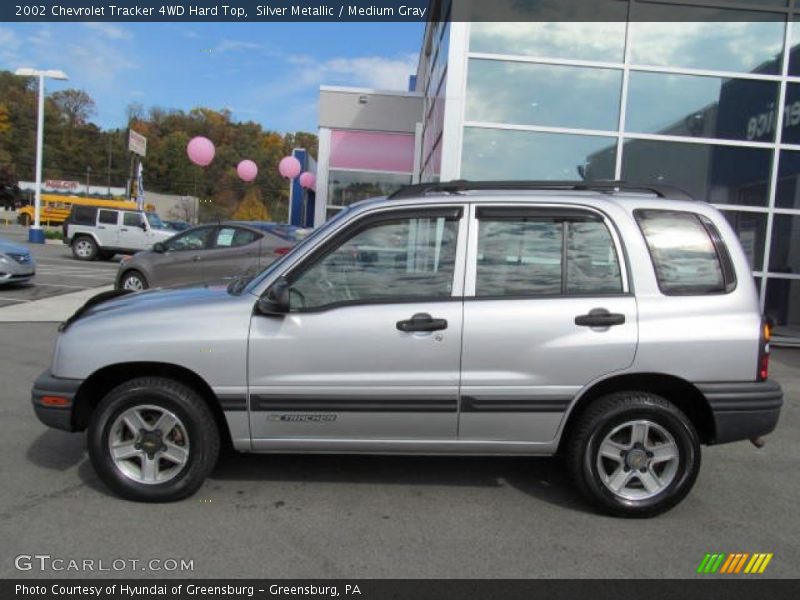 Silver Metallic / Medium Gray 2002 Chevrolet Tracker 4WD Hard Top