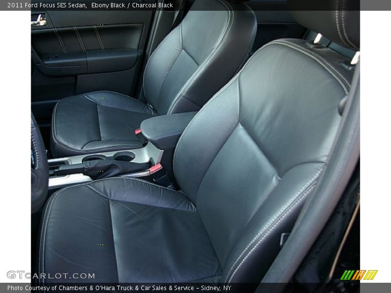 Ebony Black / Charcoal Black 2011 Ford Focus SES Sedan