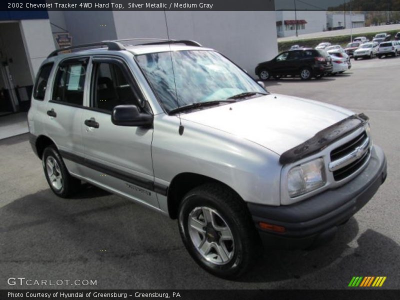 Silver Metallic / Medium Gray 2002 Chevrolet Tracker 4WD Hard Top