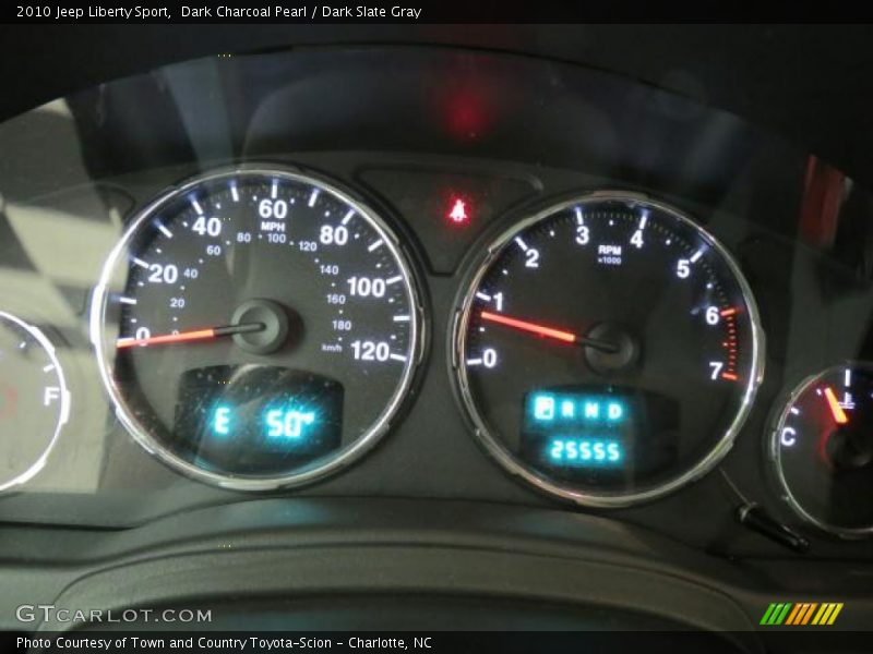 Dark Charcoal Pearl / Dark Slate Gray 2010 Jeep Liberty Sport