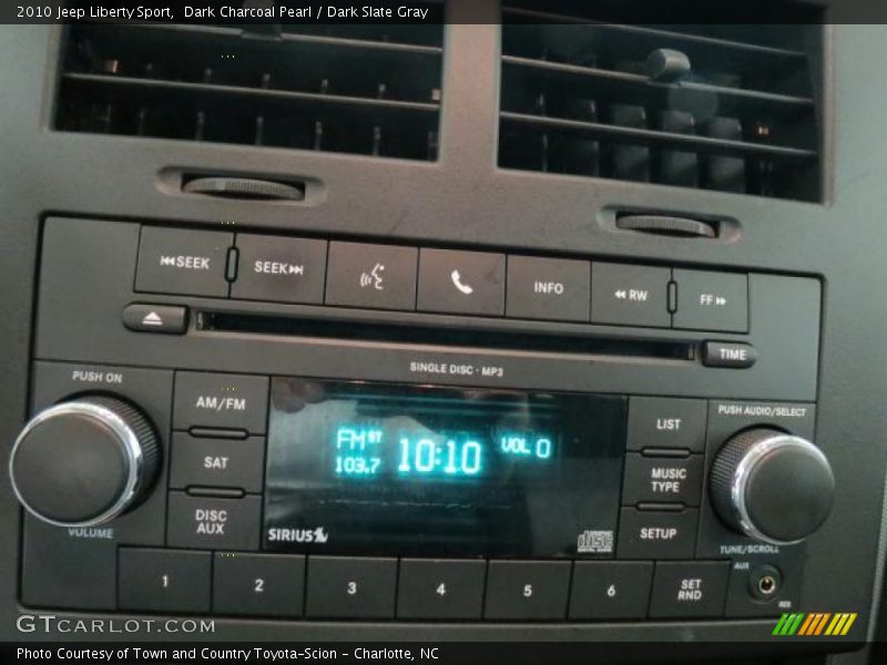Dark Charcoal Pearl / Dark Slate Gray 2010 Jeep Liberty Sport
