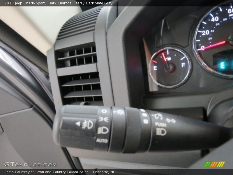 Dark Charcoal Pearl / Dark Slate Gray 2010 Jeep Liberty Sport