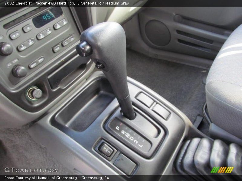 Silver Metallic / Medium Gray 2002 Chevrolet Tracker 4WD Hard Top