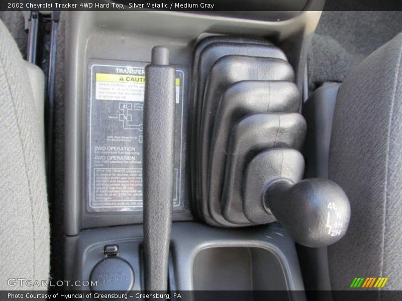 Silver Metallic / Medium Gray 2002 Chevrolet Tracker 4WD Hard Top