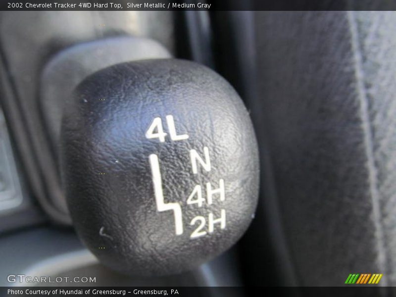 Silver Metallic / Medium Gray 2002 Chevrolet Tracker 4WD Hard Top