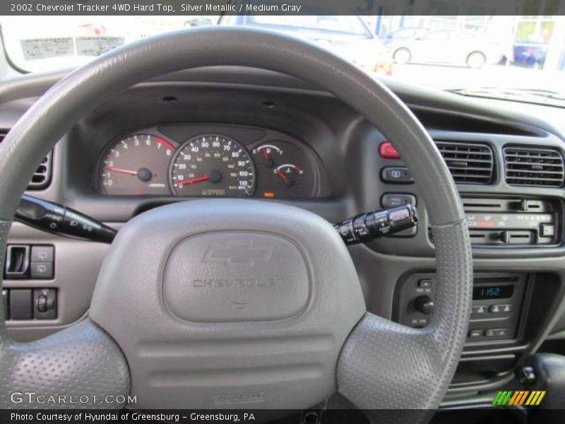 Silver Metallic / Medium Gray 2002 Chevrolet Tracker 4WD Hard Top