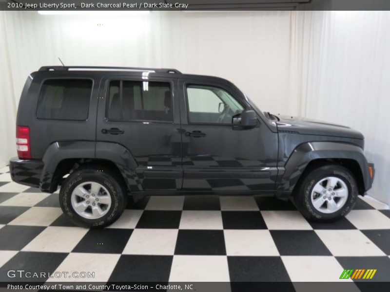 Dark Charcoal Pearl / Dark Slate Gray 2010 Jeep Liberty Sport