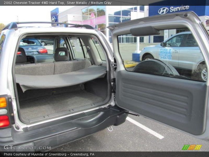 Silver Metallic / Medium Gray 2002 Chevrolet Tracker 4WD Hard Top