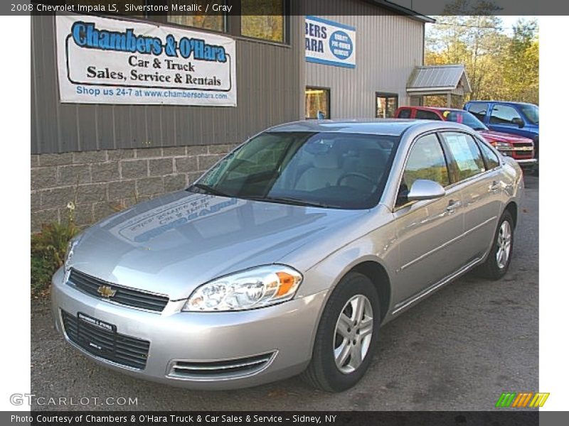 Silverstone Metallic / Gray 2008 Chevrolet Impala LS