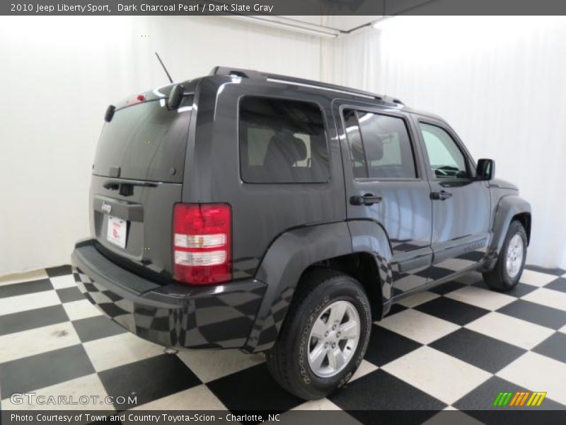 Dark Charcoal Pearl / Dark Slate Gray 2010 Jeep Liberty Sport