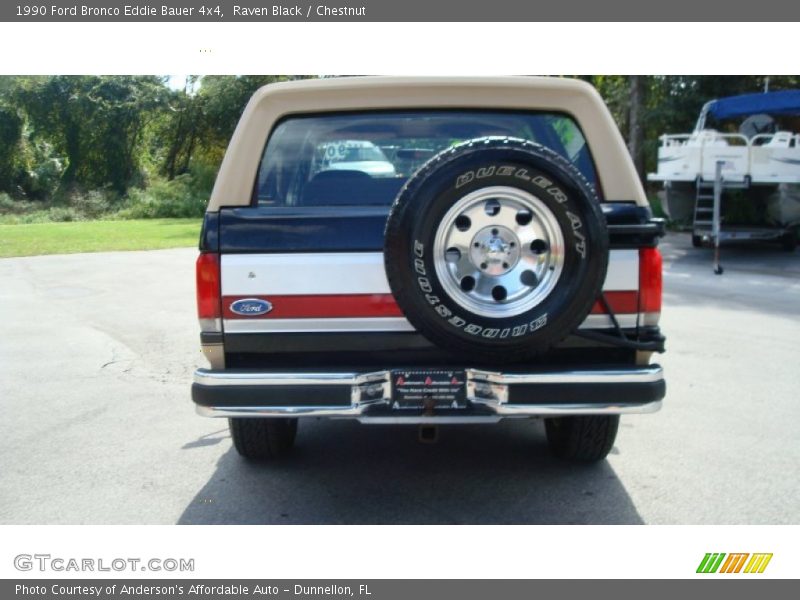 Raven Black / Chestnut 1990 Ford Bronco Eddie Bauer 4x4