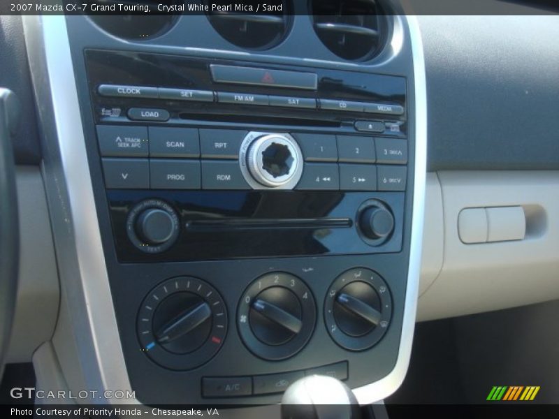 Crystal White Pearl Mica / Sand 2007 Mazda CX-7 Grand Touring