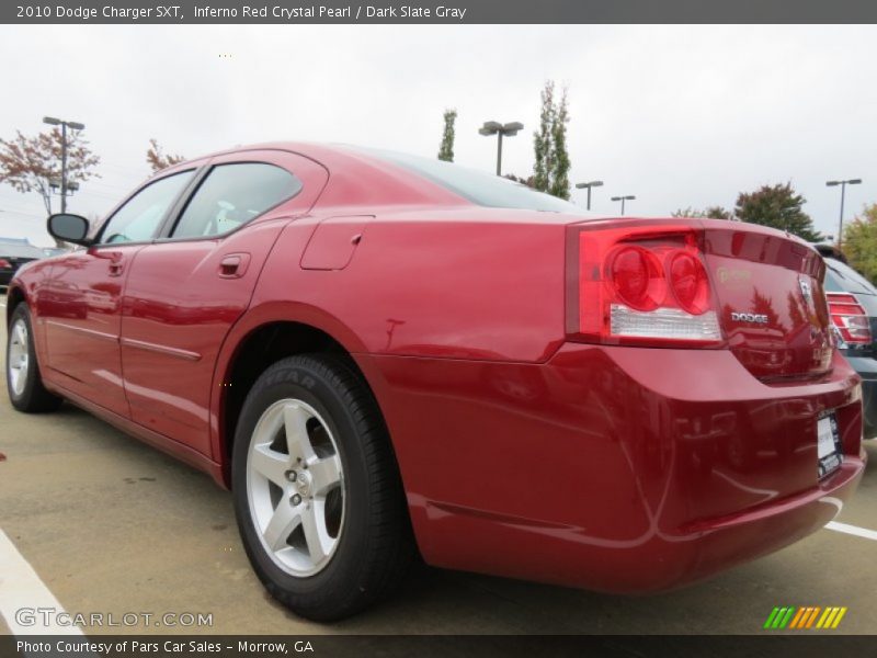 Inferno Red Crystal Pearl / Dark Slate Gray 2010 Dodge Charger SXT