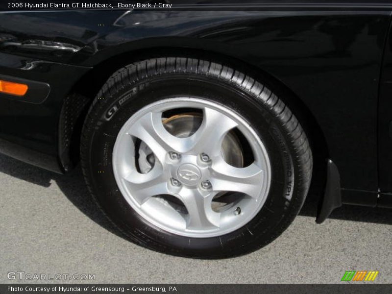 Ebony Black / Gray 2006 Hyundai Elantra GT Hatchback