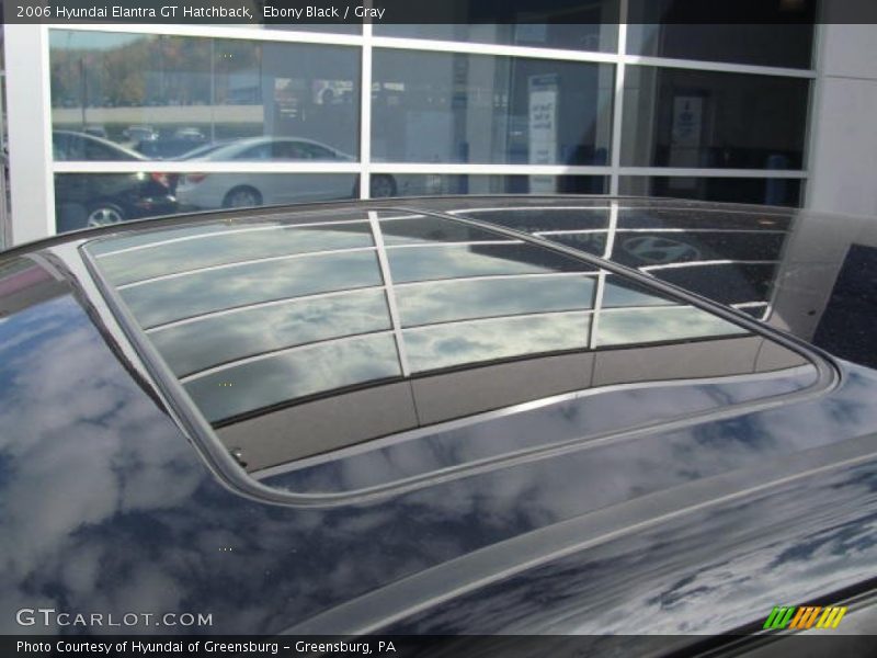 Ebony Black / Gray 2006 Hyundai Elantra GT Hatchback
