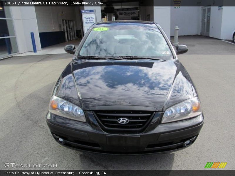 Ebony Black / Gray 2006 Hyundai Elantra GT Hatchback