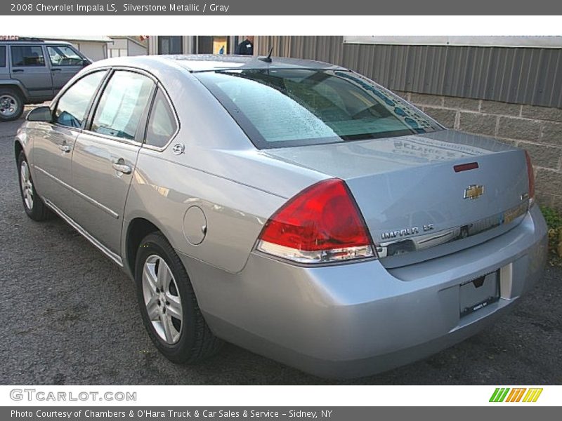 Silverstone Metallic / Gray 2008 Chevrolet Impala LS
