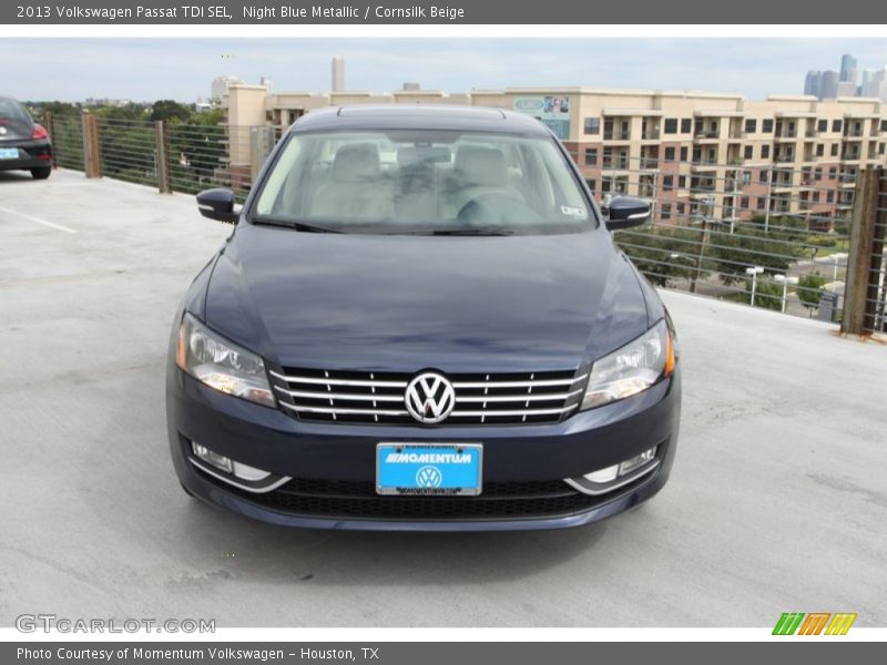 Night Blue Metallic / Cornsilk Beige 2013 Volkswagen Passat TDI SEL