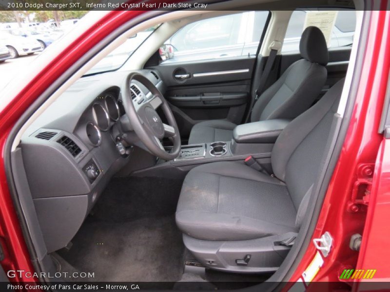 Inferno Red Crystal Pearl / Dark Slate Gray 2010 Dodge Charger SXT