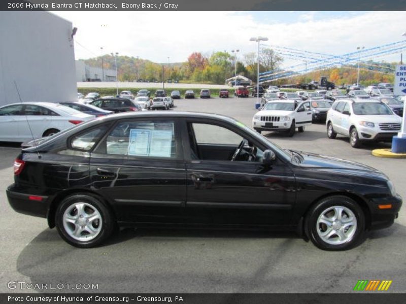 Ebony Black / Gray 2006 Hyundai Elantra GT Hatchback