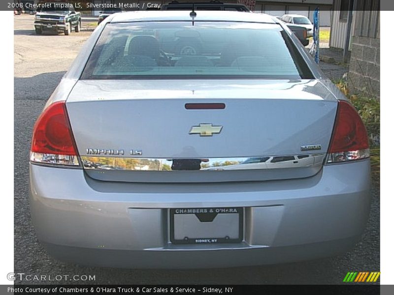 Silverstone Metallic / Gray 2008 Chevrolet Impala LS
