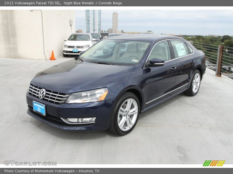 Night Blue Metallic / Cornsilk Beige 2013 Volkswagen Passat TDI SEL