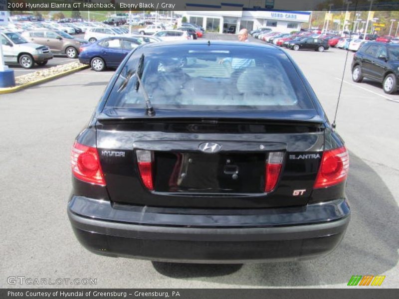 Ebony Black / Gray 2006 Hyundai Elantra GT Hatchback