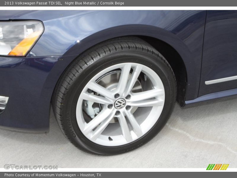 Night Blue Metallic / Cornsilk Beige 2013 Volkswagen Passat TDI SEL