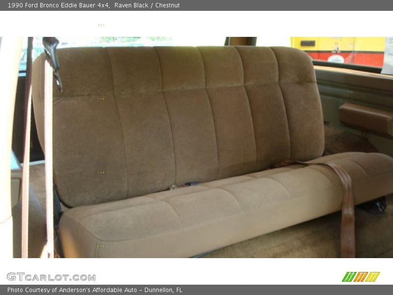 Rear Seat of 1990 Bronco Eddie Bauer 4x4